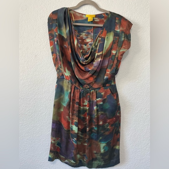 Catherine Malandrino Silk A-Line Dress - Picture 4 of 4